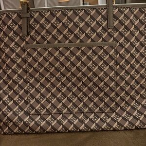 Tory Burch Geometric Brown Skirt